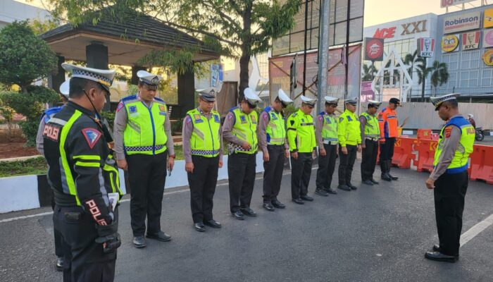 Car Free Day! Satlantas Polres Karawang Terapkan Rekayasa Arus Lalu Lintas