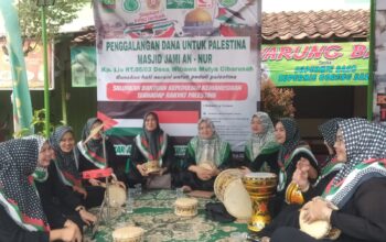 Aksi solidaritas bela palestina dan pengalangan dana tokoh  masyarakat tokoh pemuda dan pemdes wibawa Mulya