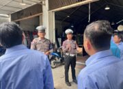 Satlantas Polres Karawang Dukung Ops Mantap Brata, melalui Eskalasi Patroli Dialogis