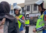 Ikuti Aksi Menawan Trio Polwan Cakep Satlantas Polres Karawang di Jalan Raya