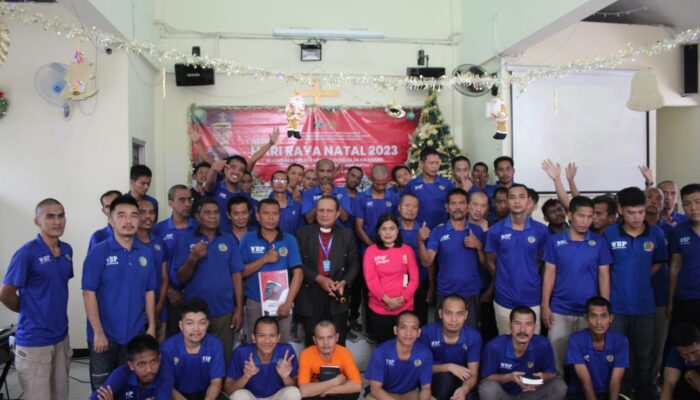 Perayaan Natal 50 Warga Binaan Lapas Cikarang Dapatkan Remisi