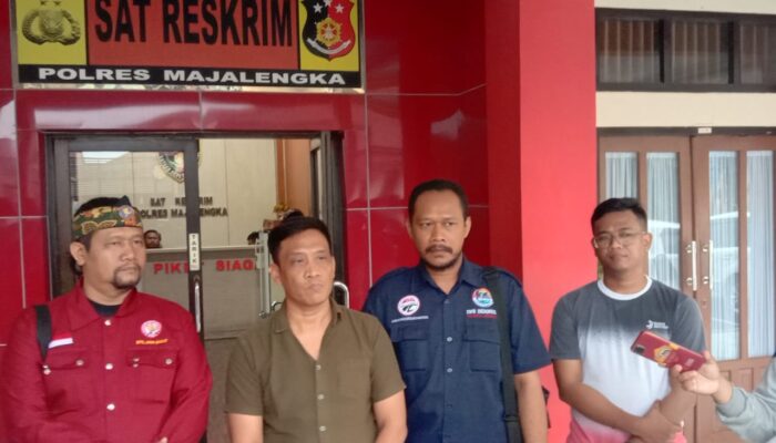 DPD IWOI Dan DPC AWI Majalengka, Kawal Kasus Pelaporan Wartawan,Yang diduga Dianiaya Oleh Oknum Pedagang Miras