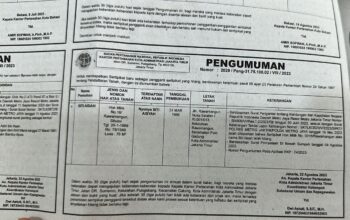 Telah Hilang Sertifikat Hak Milik ( SHM ) Dengan Nomor 05121 Atas Nama Nursan