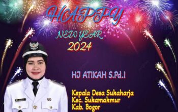 Kepala Desa Sukaharja Ucapkan Selamat Tahun Baru 2024
