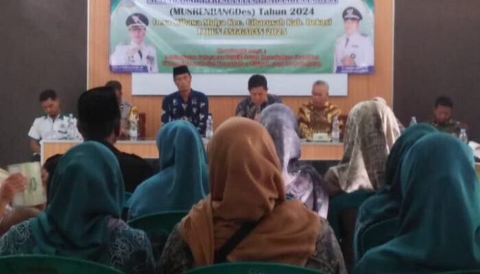 Pemerintah Desa Wibawa Mulya Bekasi Gelar MusrenbangDes Tahun Anggaran 2025