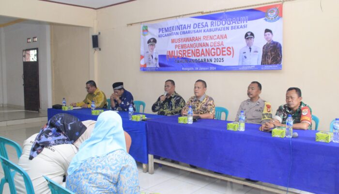 Pemerintah Desa Ridogalih Bekasi Gelar MusrenbangDes Tahun Anggaran 2025