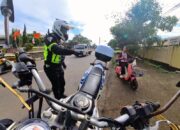 Satlantas Polres Karawang Sampaikan Permenhub 45/2020 Kepada Masyarakat
