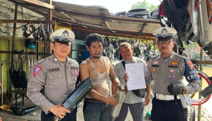 Satlantas Polres Karawang Terapkan Perda No 12 Tahun 2023, Terkait Knalpot Brong