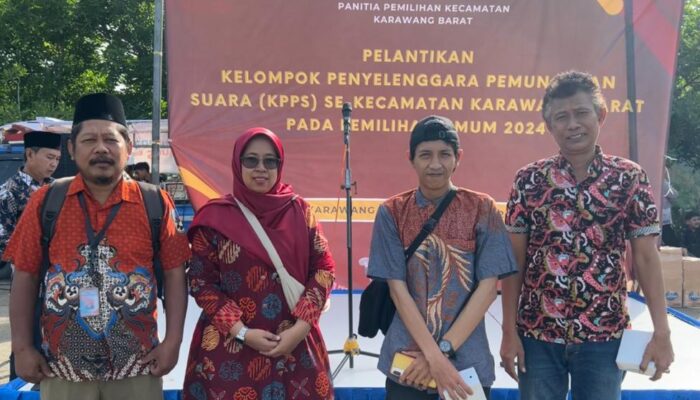 PPK Karawang Barat Melantik 357 KPPS Dari 57 TPS