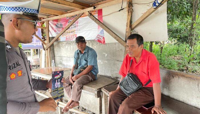 Upaya Satlantas Polres Karawang, Gemarkan Sosialisasi Knalpot Tidak Sesuai Spesifikasi Teknis