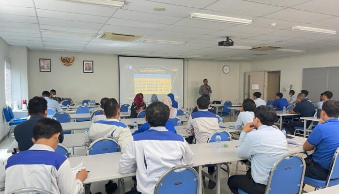 Satlantas Polres Karawang Optimalkan Pelatihan Safety Riding Kepada Karyawan Pabrik