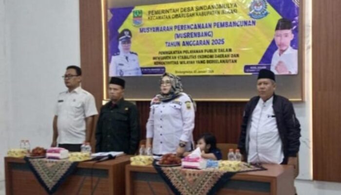 Desa Sindang Mulya Bekasi Gelar MusrenbangDes Tahun Anggaran 2025