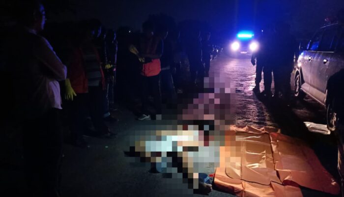 Warga dikagetkan dengan temuan Jasad di pinggir irigasi sasak misran