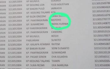 Di Duga Kades Pabuaran Subang Terdaftar dalam Penerimaan Bantuan Beras 10 Kg Dari Bapanas