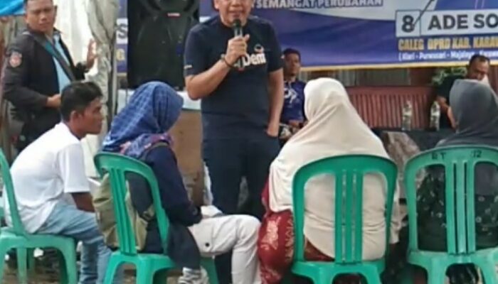 Kunjungan Caleg DPR RI Dari Partai Nasdem NO URUT 1 Saan Mustofa M.SI Ke Posko 8