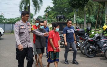 Tiga Tersangka Curanmor DiRingkus Sat Reskrim Polsek Kotabaru