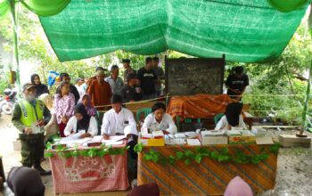 Suasana Pemungutan Suara Di Dusun Sukamulya Desa Mulya Sejati Berjalan Dengan lancar