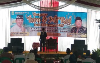 Peringatan isra’ mi’raj Nabi Besar Muhammad saw di Desa Mulyasari  Karawang.