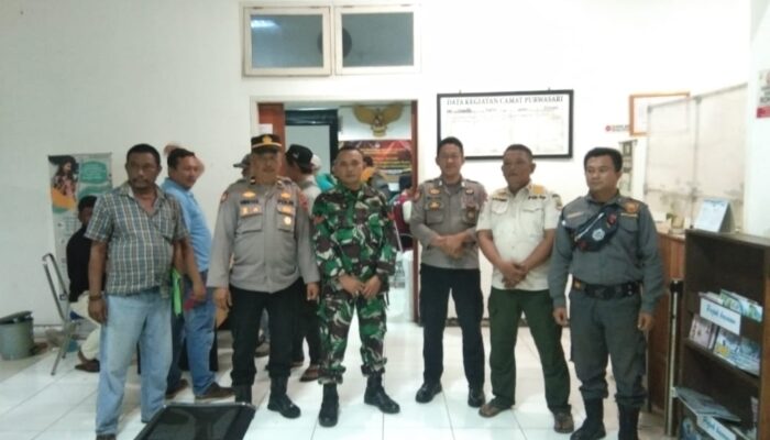 Kesiapan Aparat Penegak Hukum Dalam Rapat Pleno Rekapitulasi tingkat Kecamatan Purwasari