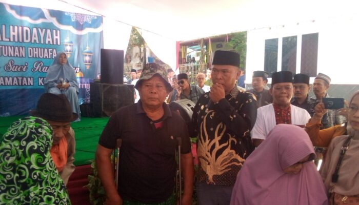 Menyambut Bulan Suci Ramadhan Desa Karanganyar Karawang Gelar Santunan Anak Yatim