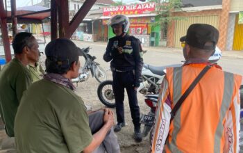 Jelang Libur Mudik Lebaran, Satlantas Polres Karawang Sosialisasi Penutupan U turn