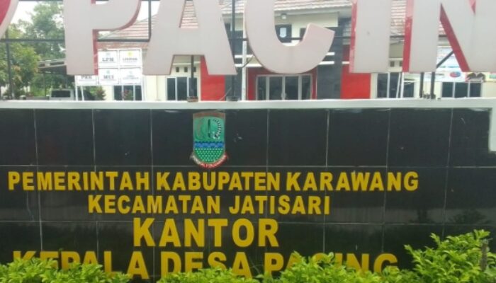 Miris,Pada Jam Kerja Di Duga Kantor Desa Pacing Karawang Masih Di gembok