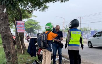 Satlantas Polres Karawang Imbau Keselamatan Berkendara Kepada Pemudik