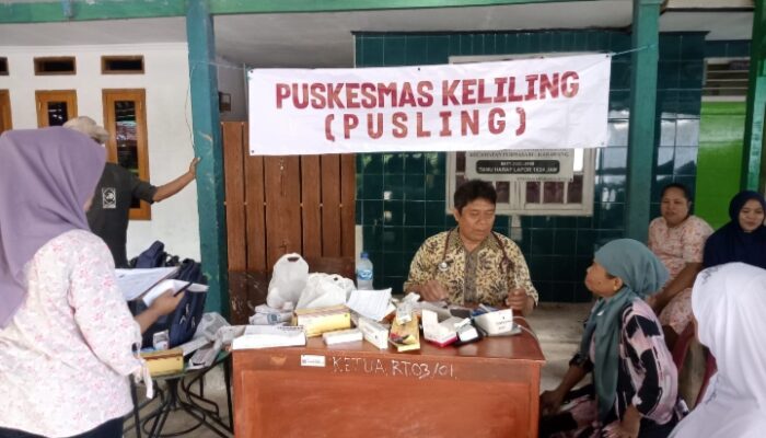 Puskesmas Keliling dilaksanakan secara berkala sesuai dengan jadwal yang telah ditetapkan