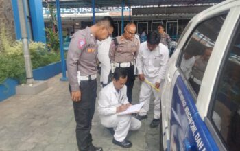 Sinergitas Satlantas Polres Karawang dan PT. HPM, Ciptakan Alat Baru Saber Ranjau Paku