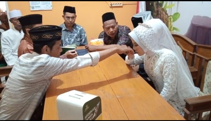 Keluarga besar Bp Sanip Saefudin dan ibu Nining Yunengsih di desa kutapohaci Ciampel Karawang Gelar Syukuran Walimatul Nikah