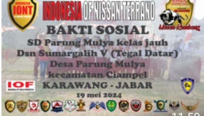 Macan Kumbang Siliwangi Sukses Adakan Tour Sosial di Kutameriem Karawang