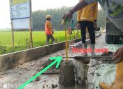 Peningkatan Jalan Lanjutan di Desa Medal Krisna di Kerjakan sesuai Spek