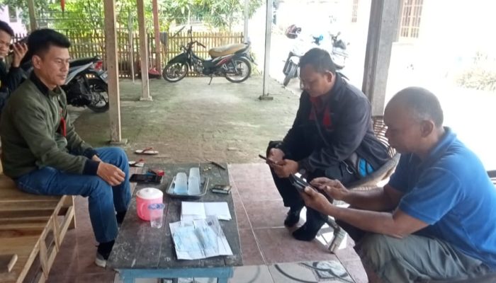 Program PTSL Di Desa Karangsari Purwasari Karawang Baru Tahap Pengukuran