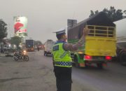 Satlantas Polres Karawang Optimalkan Patroli Humanis di Jalan Raya
