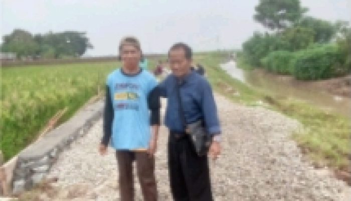 Desa Gempolsari Patok Beusi Subang laksanakan pembangunan jalan dusun dan jalan desa di cor beton