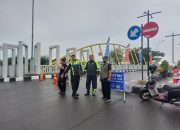 Satlantas Polres Karawang Berikan Pengamanan Lalu Lintas saat Car Free Day