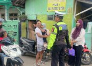 Satlantas Polres Karawang Berikan Edukasi Kamseltibcarlantas Kepada Masyarakat