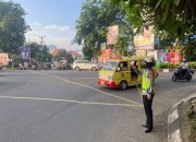 Upaya Satlantas Polres Karawang Tertibkan Lalu Lintas di Jalan Raya