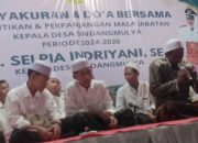 Malam jum’at Barokah dalam doa bersama di Desa Sindang mulya Cibarusah Kota Kabupaten Bekasi.