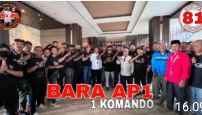 Deklarasi Relawan bara api (Barisan relawan, H,aep saepuloh S,E-1 Komando)