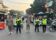 Upaya Satlantas Polres Karawang, Kawal Kegiatan Car Free Day saat Weekend