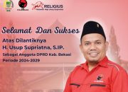 H Supriatna S.IP dari Partai PDI-P setelah dilantik menjadi Anggota DPRD Bekasi Siap menjalankan tugas dengan Amanah