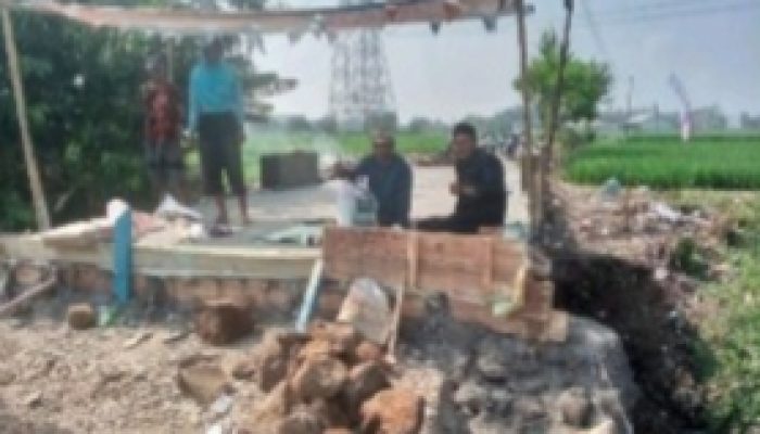 Pemdes Rancamulya Patok Beusi Subang Berbenah dan Membangun Jalan Maupun Jembatan Pertanian
