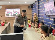 Polisi Sahabat Anak! Sat Lantas Polres Karawang Hadirkan Keceriaan Bersama Anak Usia Dini