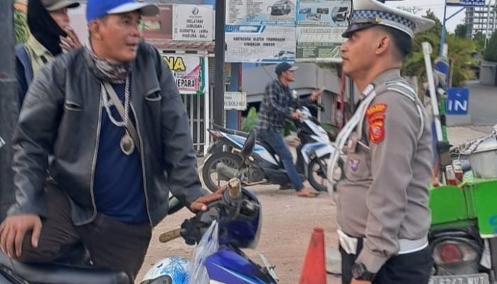 Potret Satlantas Polres Karawang, Sosialisasi Program Pemutihan Denda Pajak Kendaraan