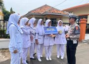 Sat Lantas Polres Karawang Sosialisasi Ops Zebra Lodaya Kepada Mahasiswi Kebidanan