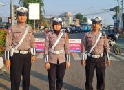Ops Zebra Lodaya, Sat Lantas Polres Karawang Hadirkan Kenyamanan saat Car Free Day