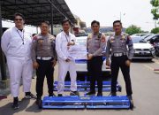 Satlantas Polres Karawang Gandeng PT. HPM, Ciptakan Alat Saber Penyapu Paku di Jalan Raya