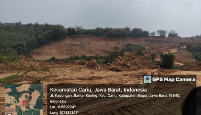 Tangkap Satpam galian C ilegal di Cariu Bogor berlaga seperti Preman hina wartawan