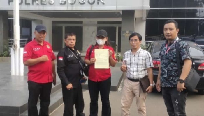 Satpam Galian C Ilegal milik PT Antar Nusa Gemilang di Bogor Akhirnya di laporkan ke Polres Bogor